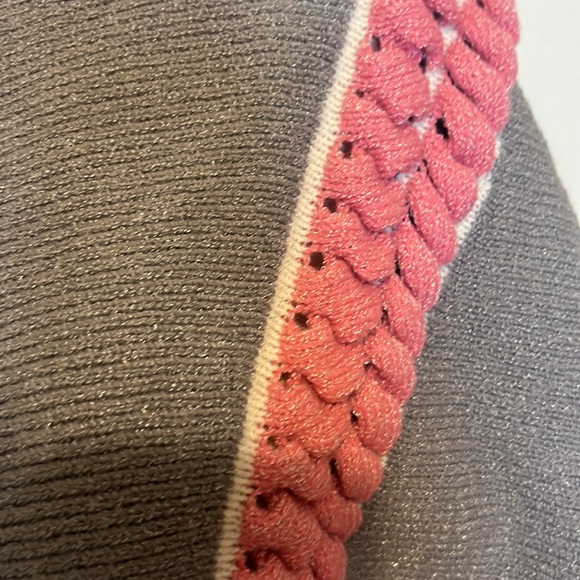 Vintage 80’s Sweater- Gray & Pink by Jodie Raymond Originals / Size Medium - Picture 5 of 8